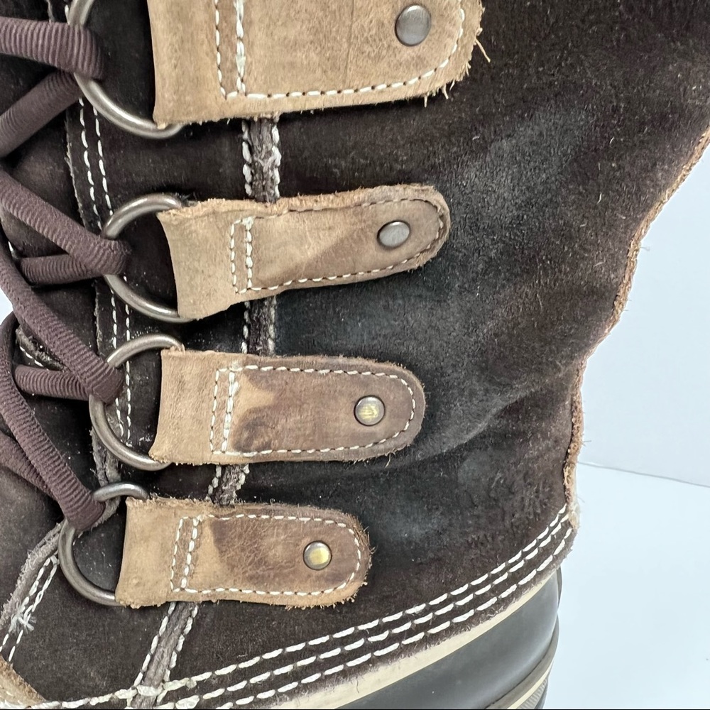 Sorel Joan Of Arctic Faux Fur Lined Suede Waterproof Women's Boots Size 6 - Picture 6 of 7